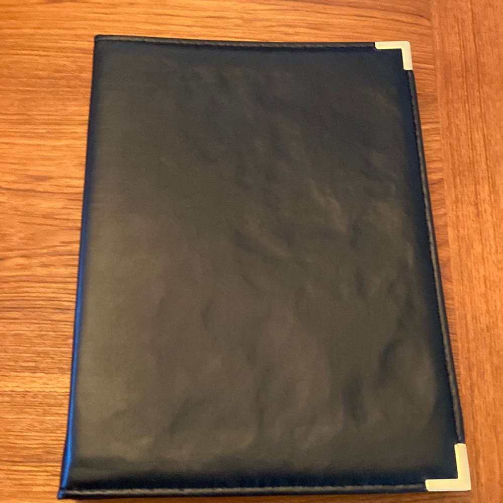 New Faux Leather Porfolio and Binder